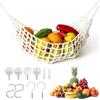 Relaxdays Portafrutta da Appendere, 3 Cesti per Frutta e Verdura, HxD