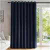 Deconovo Tenda Oscurante da Interno, Termica Isolante, Anti-Rumore, con Anelli, Ideale per Camera da Letto e Soggiorno, 254x260 CM, Grigio Scuro 1 Pezzo