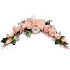 OrgMemory Fiori per Arco, OrgMemory Ghirlanda Fiori Artificiali, 60cm, Peonie Artificiali per Decorazioni, Fiori Finti per Arco, Ghirlanda Fiori Finti per Porte, Pareti, Decorazioni per la Casa (Rosa)