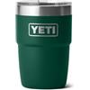 YETI Rambler Stackable Cup with Durasip Ceramic Lining, Vacuum Insulated Stainless Steel Cup with Magslider Lid, Black Forest Green, 8 oz (236 ml)