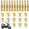MIPIACE 24 Pezzi M5 M6 Kit Getto Principale Carburatore Generale 30/32/35/38/40/42/45/48/50/52/55/90/100/105/108/110/115/120/125/130/135/140/145/150 Ugelli per Carburatore Getti Principali per Moto