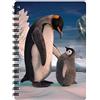 Deluxebase 3D LiveLife Quaderno - Il Figlio Del Pinguino di Deluxebase. Quadernino A6 Spiralato Lenticolare in 3D a tema Antartide, con fogli bianchi in carta riciclata. Opera d'arte del celebre David Penfound