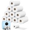 Ouzionz 20 rotoli di carta termica per fotocamera dei bambini, carta termica di ricarica per fotocamera dei bambini, stampa istantanea (57 x 30 mm)