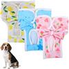 RANYAKE 3 Pezzi Pannolini Cane Lavabili,Mutandina per Cane Femmina Altamente Assorbenti,Impermeabile e Riutilizzabili,Lavabili in Lavatrice,Pannolini Sanitari per Cani Femmina Altamente Assorbenti(XL 34-40CM)