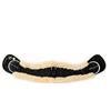 Merauno® Lammwolle Western Mondgurt Sattelgurt, realizzato in lana merino di pecora di qualità, forma anatomica specifica concava, per una migliore aderenza. Colore: naturale, nero, marrone, antracite