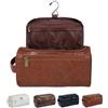 Walter Ossedio Beauty Case Uomo In Pelle - Trousse Da Viaggio Con Fodera Impermeabile, 15x25x11cm - 2