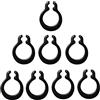 CONPHERON Anello Elastico Esterno Anelli Elastici C-clip Snap Ring Circlip in Acciaio al Manganese, (zucca-tipo) 3mm, 200 pcs