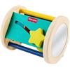 Fisher-Price Rullo in Legno Gattona con Me, per Bimbi | Giocattolo con sonaglio in legno, gioco sensoriale e motorio, bimbi 6+ mesi, JKH17