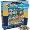 Buffalo Games - Dowdle - Outer Banks - Puzzle da 1000 pezzi per adulti - Puzzle impegnativo perfetto per serate di gioco - Dimensioni finite 26,75 x 19,75
