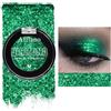 Afflano Verde Ombretto Glitter, Green Eyeshadow Palette, Ombretti Verde Diamante Glitter, Altamente Pigmentato,Brillanti, Lunga Durata Trucco Occhi Verdi Per Halloween Trucco Carnevale Di San Patrizio