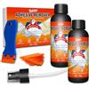 Vividye Rimozione Adesiva, 200ml Spray Professionale per Rimuovi Colla Adesivi con Raschietto e Lame di Rasoio, Solvente per Supercolla Sicuro su Più Superfici, Rimuove Rapidamente Etichette e Residui Colla