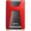 Adata Hard Disk Esterno 2,5 2TB Adata HD650 usb 3.0 rosso [AHD650-2TU31-CRD]
