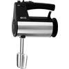 ECG RS 5011 - Frullatore manuale a 10 velocità, pulsante Turbo Boost, 2 fruste, 2 ganci, 700 W, colore: Nero