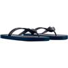 Armani Exchange Infradito da uomo con logo laterale, Blu, 39 EU