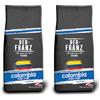 Der-Franz Colombia monorigine caffè, chicchi interi, 1000 g (Confezione da 2)