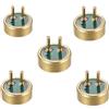 SquarezhenBo 5Pcs 4015 42dB Microfono Electret 4mm x 1.5mm Cilindrico Microfono a Condensatore con Pin Microfoni a Condensatore e Accessori per PCB