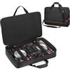 Rexmica Custodia da Viaggio per Controller DJ, Compatibile con Pioneer DDJ SR/DDJ SR2/DDJ REV1 e la Maggior Parte dei Controller DJ Standard, Borsa per ControllerDJ, Cavi o Altri Accessori (M, Nero)
