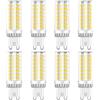 RANBOO Lampadina LED G9 9W Equivalente 50W-80W Lampada Alogena, 750LM, Bianco Freddo 6000K, 220-240V, Non Dimmerabile, Nessun Sfarfallio, Risparmio Energetico, per Lampadari, Plafoniere e Applique, 8 Pezzi