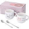 McBecdy Mr Right Mrs Always Right - Set di tazze da regalo per coppie, regalo di matrimonio, San Valentino, fidanzamento