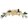 OrgMemory Fiori per Arco, OrgMemory Ghirlanda Fiori Artificiali, 60cm, Peonie Artificiali per Decorazioni, Ghirlanda Finti per Porte, Pareti, Decorazioni per la Casa (Champagne)