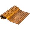 Utoplike Tappetino da cucina in teak con retro in gomma antiscivolo, tappetini in legno arrotolabili per stare in piedi sul lavello, sul piano cottura o sul bancone, facile da pulire per l'ingresso o