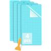 Jerilla Tappetino da Taglio per Cricut 4 pezzi 12x 12 LightGrip Tappetini da Taglio Antiscivolo Set per Cricut Maker/Explore One/Air/Air 2 con Raschietto