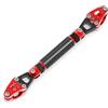 Hapihom, traversino per manubrio, barra di bilanciamento universale, da 22 mm, in lega di alluminio, lunghezza regolabile, extender per manubrio, prolunga, leva, colore rosso