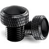 BFBYTAY Tappi Specchietti Moto Universali M10,Vite Accessori Manubrio in Alluminio CNC- 1* Orario + 1*Antiorario - Applicabile a Maggior Parte delle Moto per mt07 mt09 mt10 sp per z900 z650 z800 z750(Nero)