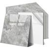 OJTOJT - Piastrelle autoadesive da parete, 44 pezzi, Peel and Stick Tiles 30 x 30 cm, impermeabile e antimacchia, per cucina, soggiorno (44, Grigio Pietra)