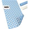 HITSLAM Tappetino Vasca Antiscivolo da Bagno, 75 x 43 cm Tappetino Doccia Antiscivolo Senza BPA, Resistente alla Muffa e Lavabile in Lavatrice Tappetino Bagno, Drenaggio efficiente, Blu