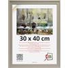 3-B - Cornice portafoto modello Salo in stile moderno, colore marrone caffè - 30 x 40 cm - con vetro acrilico