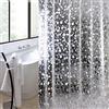 Homehold - Tenda da doccia in EVA con motivo ciottolato, impermeabile, antimuffa, per bagno, ecologica, con magneti inferiori e occhielli in metallo, larghezza 100 cm x lunghezza 180 cm