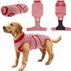 CAPASTEC Tuta Di Recupero Per Animali Domestici Rosso 1pc | Rosso, Taglia S, Per Animali Domestici Dopo Interventi Chirurgici, Cura Ferite, Compressione Delicata, Chiusure Sicure