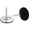 QUARKZMAN 120pz Chiodi per Tappezzeria Testa Piatta 11mmx13mm Chiodi Nero | Decorativi per Mobili per Divani Testate