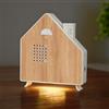 XstarG Sound Box Naturale, Canto Uccelli Musicale con Sensore di Movimento, Luci Notturna, 8 Branzi Relax, Regolazione Volume 0-115dB, 3 Timer Impostazioni, Creare SPA Forestale in Casa (A) (A)