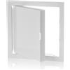 ABOUT VENT Porta di ispezione in metallo da 150x150mm - Bianca, porta di revisione in acciaio zincato - Sportello di manutenzione, sportello di ispezione, sportello di controllo della manutenzione