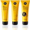 COCUNAT - Travel Size - Pack Curl Booster + Curl Leave-In Moisturizer + Rich Shampoo - Definizione dei Ricci - Anti-Frizz - 75 m