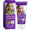 Nexolla Shampoo Antigiallo Per Capelli Biond, Shampoo Viola, Shampoo Tonificante per Capelli Biondi Decolorati Platini Argenti Bianchi Grigi Cenere, Rivitalizza i Capelli Biondi, Decolorati e Con Meches