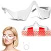 SINZONeu® Dispositivo Luce Rossa per Occhi, Maschera per Occhi contro Borse, Occhiaie & Affaticamento, Massaggiatore Oculare LED Ricaricabile 3 Modalità, Regalo Bellezza Portatile per Donna/Uomo