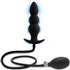 YUHENG Plug anale gonfiabile, nuovo plug anale in silicone, per stimolazione dell'espansione, anale, BDSM, giocattolo sessuale per coppie/uomo/donna
