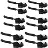 YNR 12 pezzi Cursore Cerniera Ricambio Tira Zip Rimovibile Set di Riparazione Universale con Chiusura Lampo Rimovibile Senza Attrezzi per Giacche Valigie Zaini