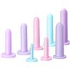 CSEDF-CRYP Dilatatori Silicone 8 Pezzi, Dilatatore Vaginale, Dilatatore Ano per Donna Uomo, Multicolore
