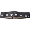 Simoni Racing CVT/67N Coprivolante Universale Clock con indicazione angolo di curva, in Ecopelle Soft Skin nera, diametro 37-39 cm