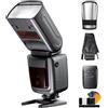 PHOTOOLEX Flash Speedlite 2.4 G con scatto wireless per Canon Nikon Sony Panasonic Olympus Pentax Fujifilm Sigma Minolta e altri SLR Digital
