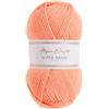 Utopia Crafts Super Aran - Filato per lavoro a maglia e uncinetto, 100 g (Sunset Glow)