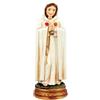 DRW Figura Rosa Mistica simbolo Purezza, Spirito di preghiera e Penitenza in Resina Dipinta a Mano 3x3x12 cm