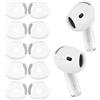 YieJoya 5 paia di cuscinetti auricolari per AirPods 4, ultra sottili in silicone, compatibili con Apple AirPods 4. (bianco)