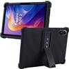 MEMELOKA Cover per Xiaomi Redmi Pad 2 4G/Redmi Pad 2 Wifi 11 Pollici, Custodia Antiurto in Silicone Morbido Protettiva con Supporto[Protezione da Caduta], Nero