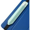 MoKo Custodia Porta Matite Adatta per Apple Pencil (PRO e USB-C e 1a e 2a Gen), Tasca Elastica Staccabile per Penna Stylus con Elastico Attaccato alla Custodia dell'iPad, Verde Campo