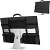 CURMIO Borsa da Viaggio per Computer Desktop Apple 27 iMac, Custodia Protettiva per Monitor Custodia Antipolvere con Manico in Gomma per Schermo iMac 27 e Accessori, Nero